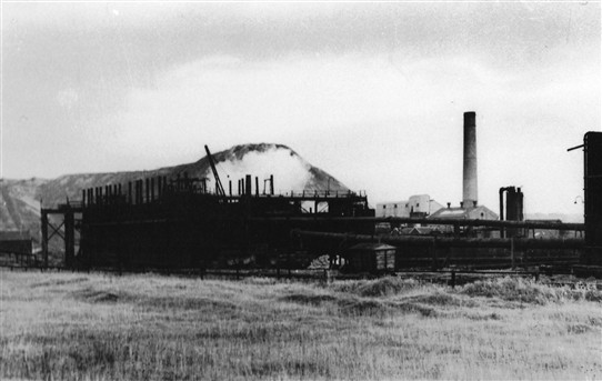 Photo:Dismantling of the Addiewell Oil Works, 1956