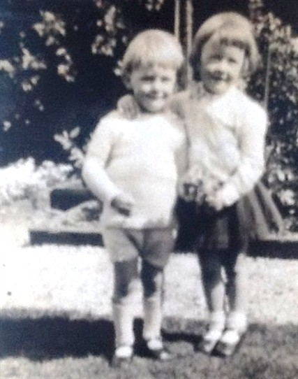Photo:Jim and Margaret Stein, children of John and Meg Stein, early 1930s.