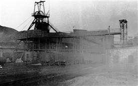 Photo:Railway sidings at Loganlea Colliery
